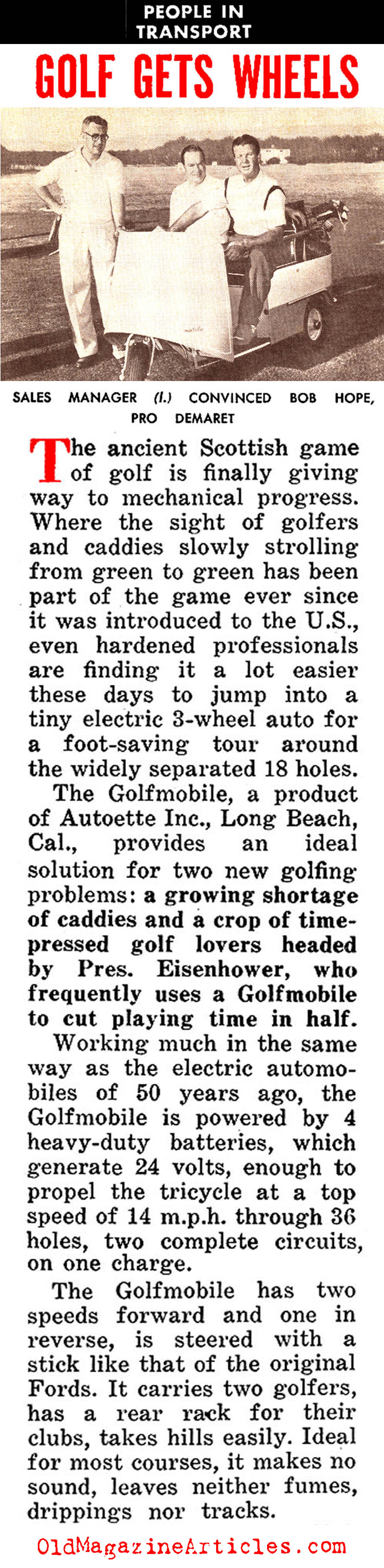 Golf Gets Easier... (People Today, 1954)