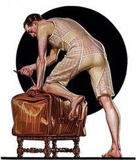 Men's Undergarments: 1921 <br />(Magazine Advertisement, 1921)