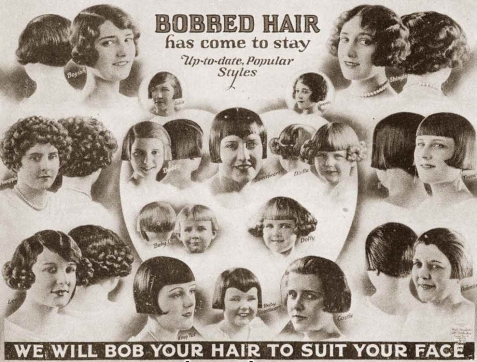 Bobbed Hair With Bangs 1920 Bobbed Hair Cuts 1920s Hair With Bangs