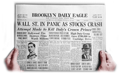 stock market crash 1929 magazine article