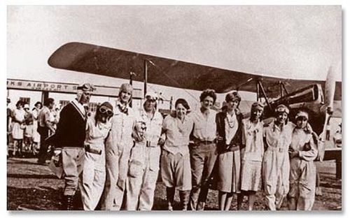 The Women's Air Derby: Santa Monica to Cleveland <br />(Literary Digest, 1929)