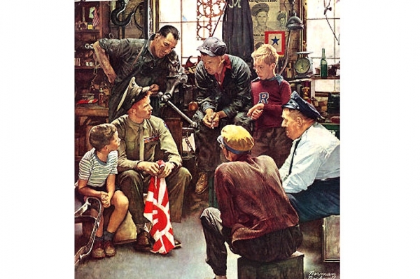 Peace Comes to the United States <br />(Yank Magazine, 1945)