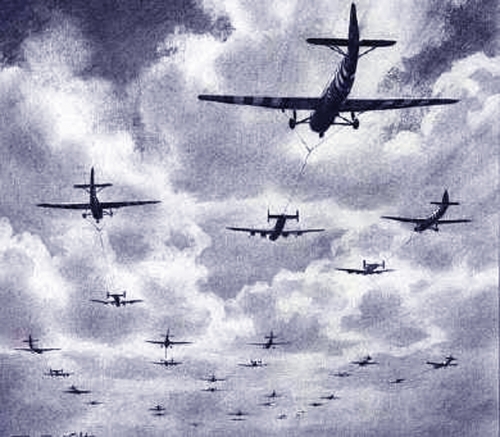 Glider Infantry on D-Day <br />(Yank Magazine, 1944)