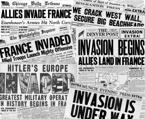 D-Day On The Home Front <br />(Newsweek Magazine, 1944)