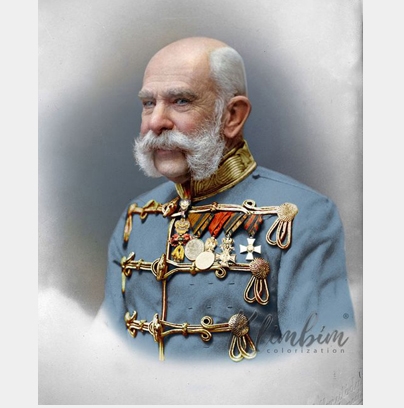 Franz Joseph: Geezer Emperor <br />(La Baionnette, 1915)