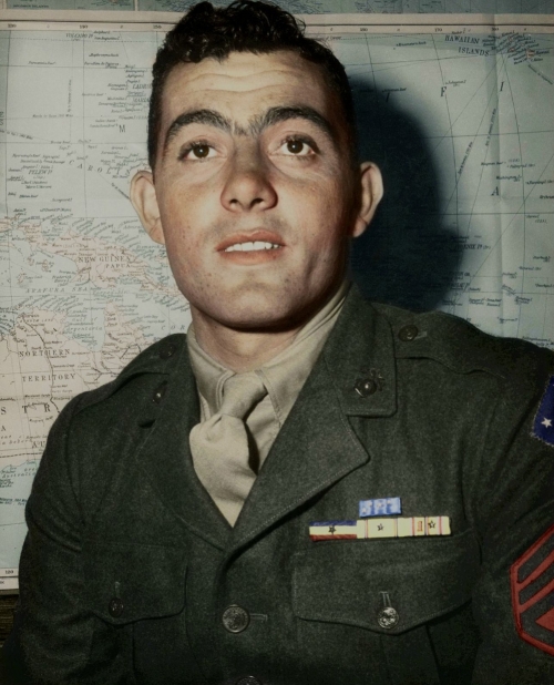 End of the Road for Sgt. John Basilone <br />(Newsweek Magazine, 1945)