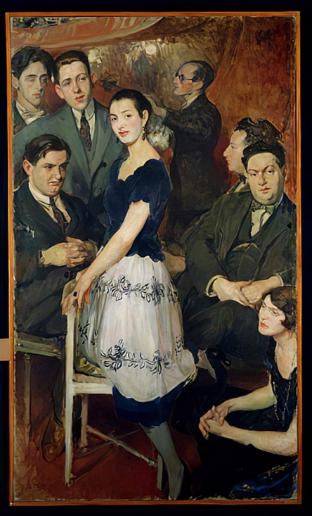 Erik Satie and Les Six <br />(Vanity Fair, 1921)
