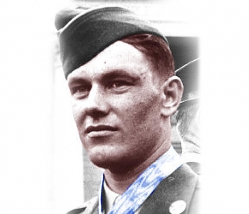 Medal of Honor Recipient Robert D. Maxwell <br />(Collier's, 1945)