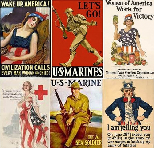 W.W. I  Poster Artists Criticized <br />(Vanity Fair Magazine, 1918)