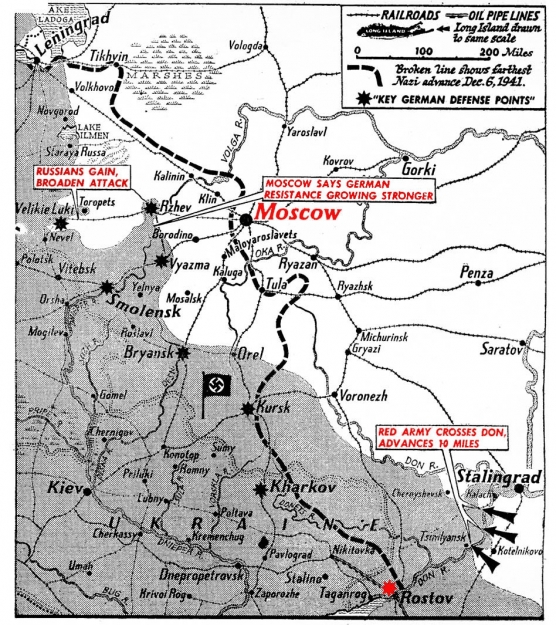 Red Drive Toward Rostov <br />(PM Tabloid, 1942)