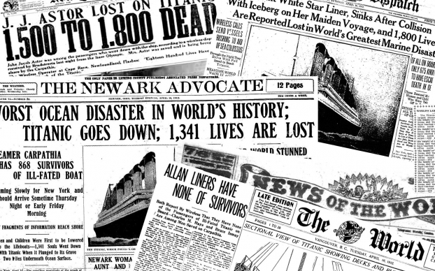 Titanic News Report 1912 Sketchy News Reports On The Matter