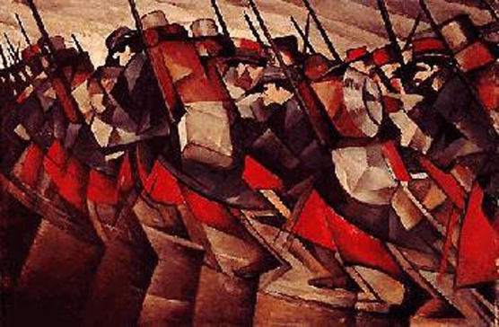 C.R.W. Nevinson: Futurist on the Front <br />(The Great War, 1918)