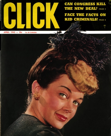 The Pin-On Hairdo: White Trash Triumph <br />(Click Mahazine, 1943)