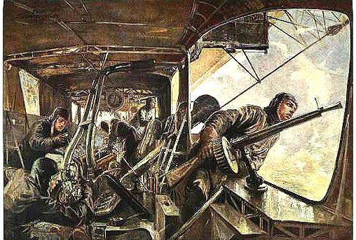World War I Zeppelins at War <br />(L'Illustration, 1917)