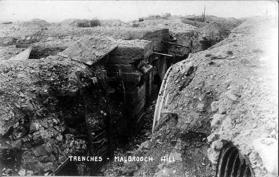 ''The German Concrete Trenches'' <br />(NY Times, 1915)