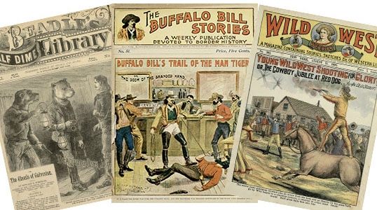 NY Public Library Exhibits Dime Novels <br />(The New Republic, 1922)