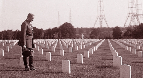 General Pershing On The W.W. I Cemeteries & Monuments of Europe <br />(American Legion Monthly 1927)