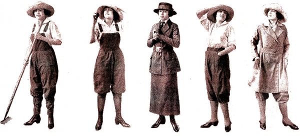 Women in WW I | WW1 Women Primary Source Articles | News Articles on