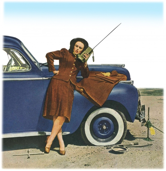 Walkie-Talkies and the Anticipation of Cell Phones in 1945 <br />(Yank Magazine, 1945)