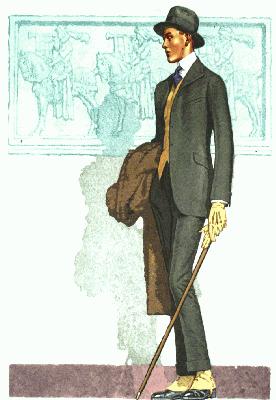 Men's Clothing for the Spring of 1916 <br />(Strauss Theater Magazine, 1916)