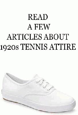1920s tennis shoes