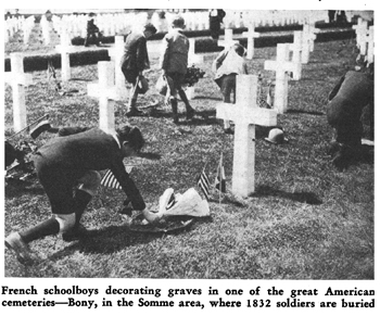 American W.W. I  Cemeteries and  French Gratitude <br />(American Legion Monthly, 1936)