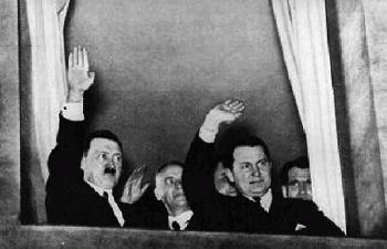 Hitler and Goring Heiling Hitler