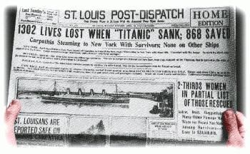 TITANIC magazine newspaper articles