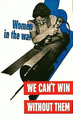 WW2 women poster