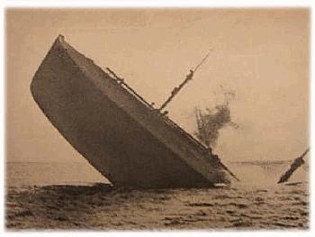 TUSCANIA Torpedoed   <br />(The Stars and Stripes, 1919)