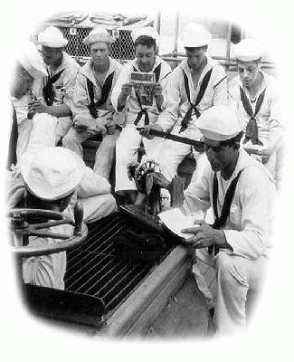 sailors sewing