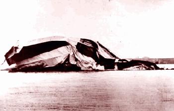 Dirigible Accident:  ROMA  <br />(The Literary Digest, 1922)