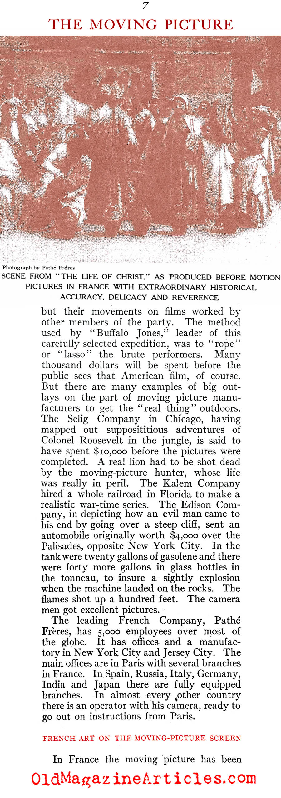 1910 and The Growing Popularity of the ''Flickers'' (Review of Reviews, 1910)