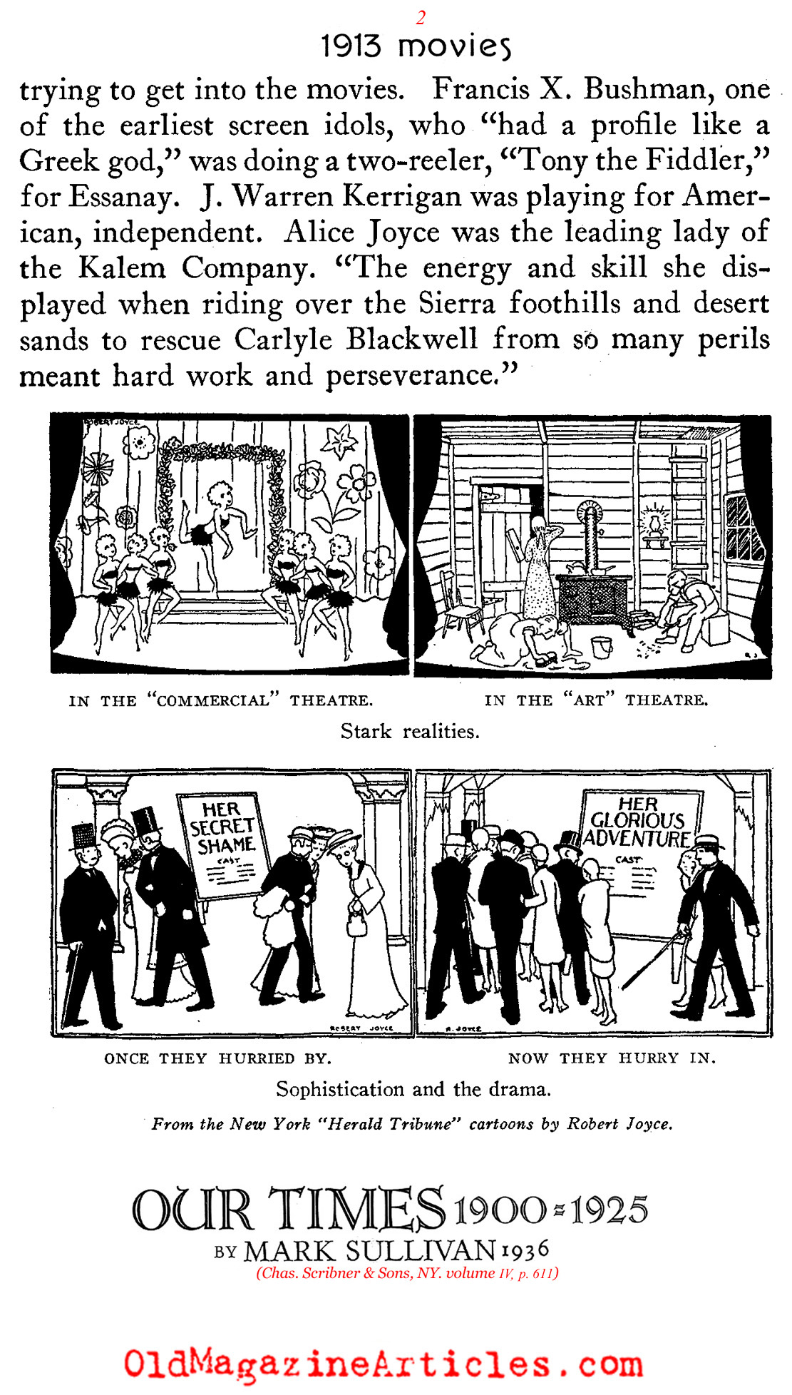 1913 American Films (''Our Times'', 1936)