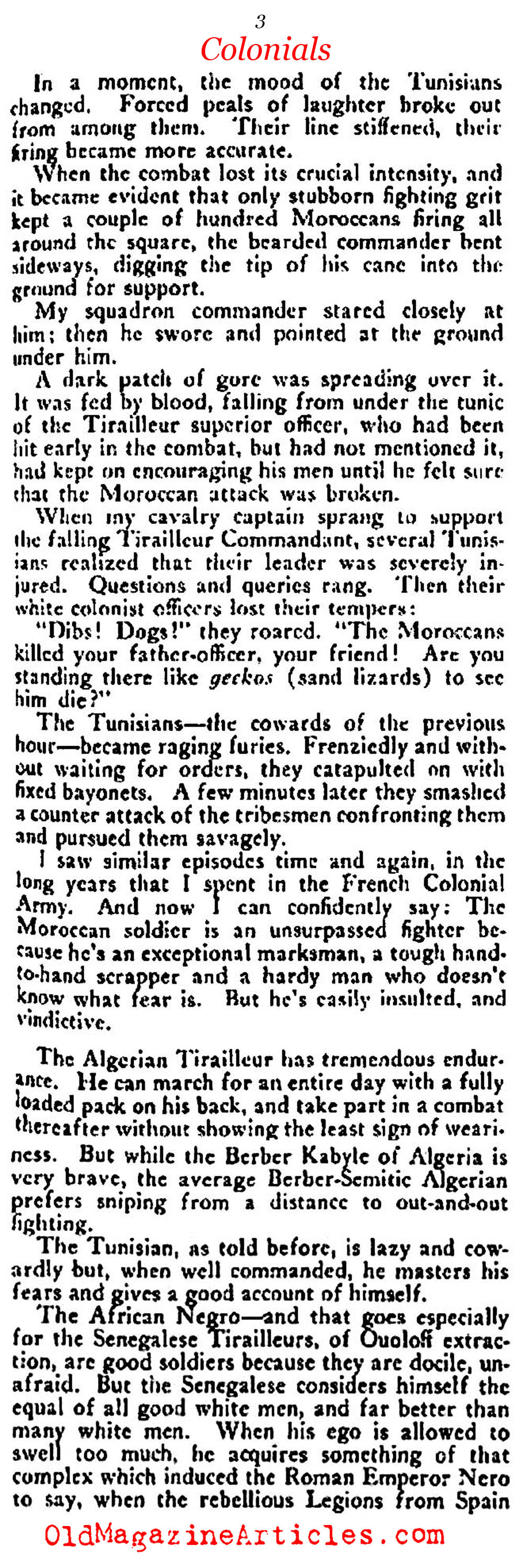 The French Army in Africa (The Commonweal, 1941)