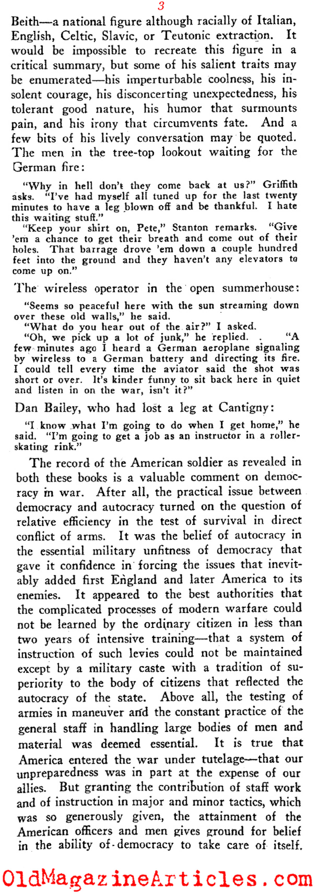 A Review of Two W.W. I Books (The Dial Magazine, 1919)