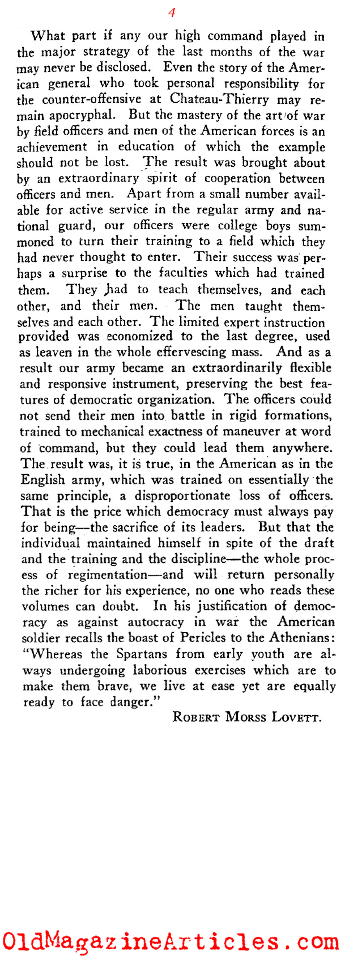 A Review of Two W.W. I Books (The Dial Magazine, 1919)