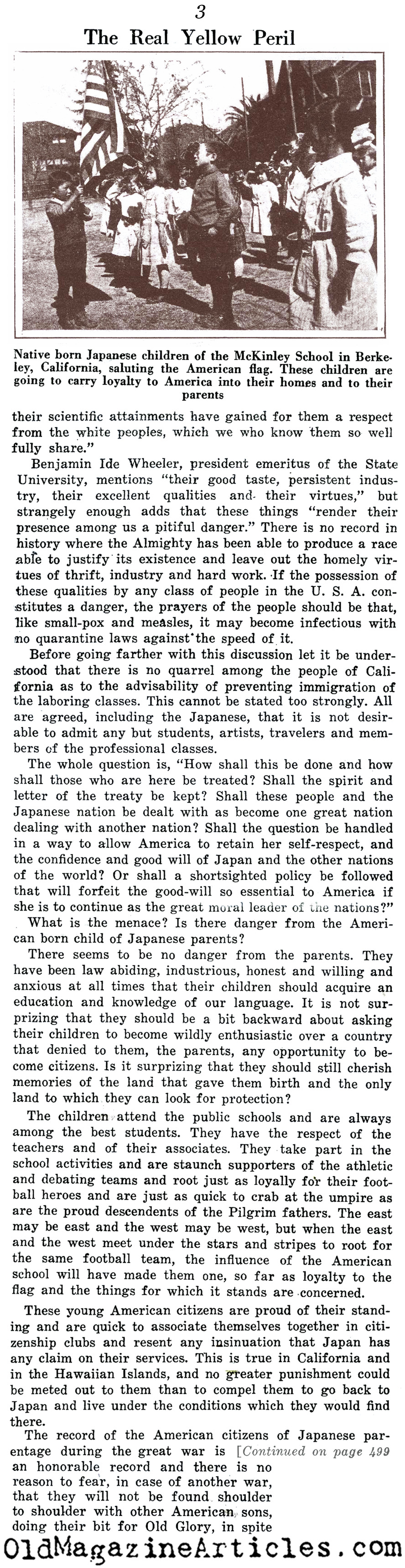 ''The Real Yellow Peril'' (The Independent, 1921)