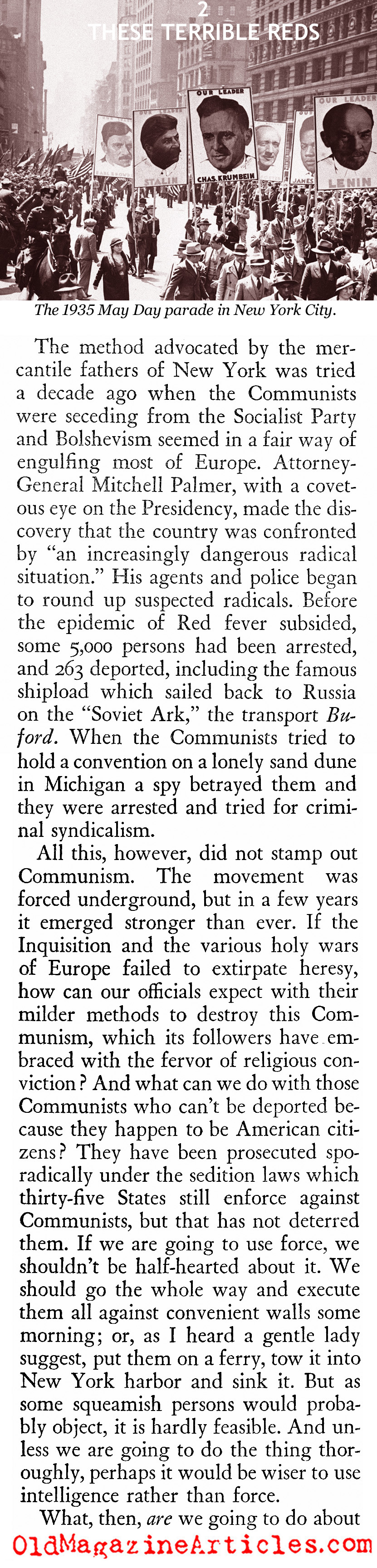 Reds Among Us (Scribner's Magazine, 1930)