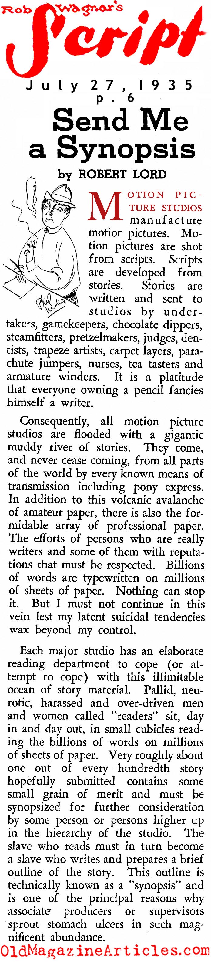 The Dreamland Story Factory (Rob Wagner's Script, 1935)