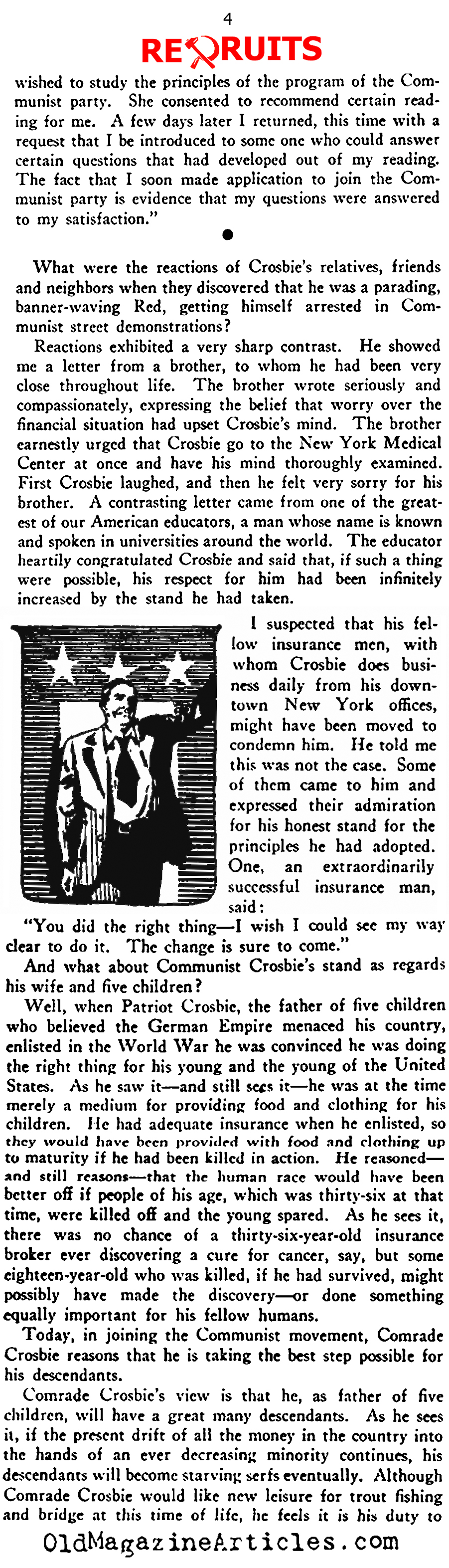 Unlikely Communists & Red Teachers (New Outlook Magazine, 1934)