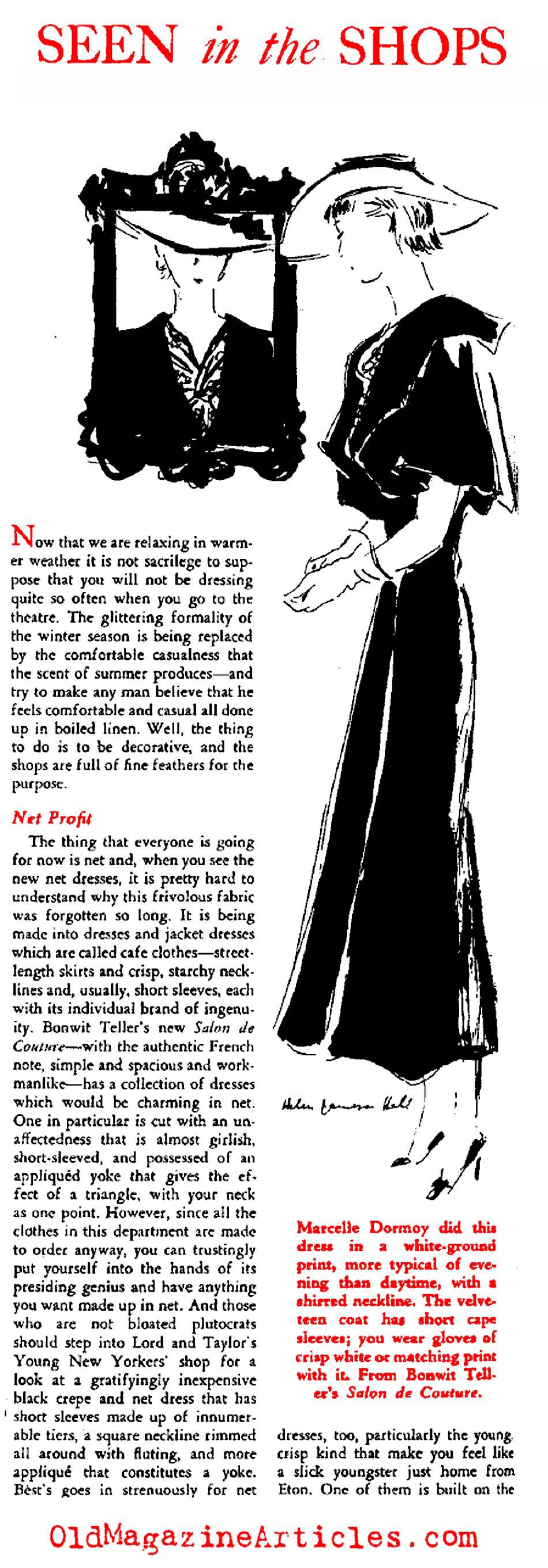 Summer Fashions (Stage Magazine, 1934)