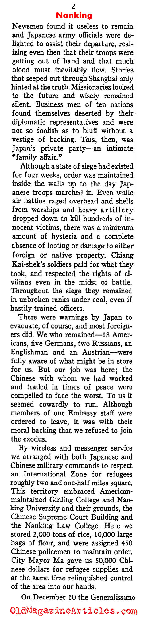 Nanking Ravaged (Ken Magazine, 1938)