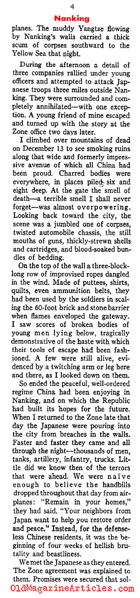 Nanking Ravaged (Ken Magazine, 1938)