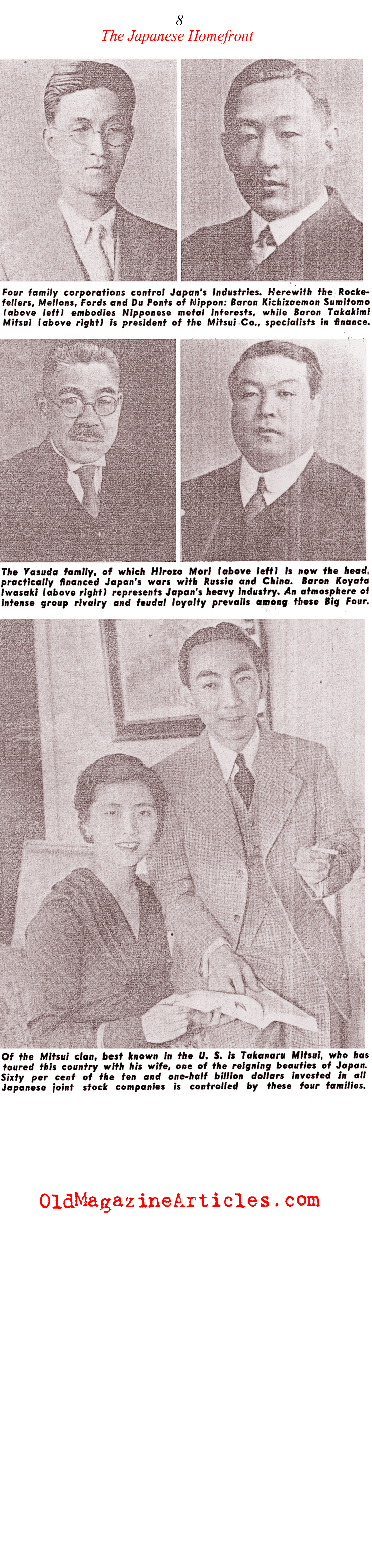 The Japanese Homefront (Ken Magazine, 1938)