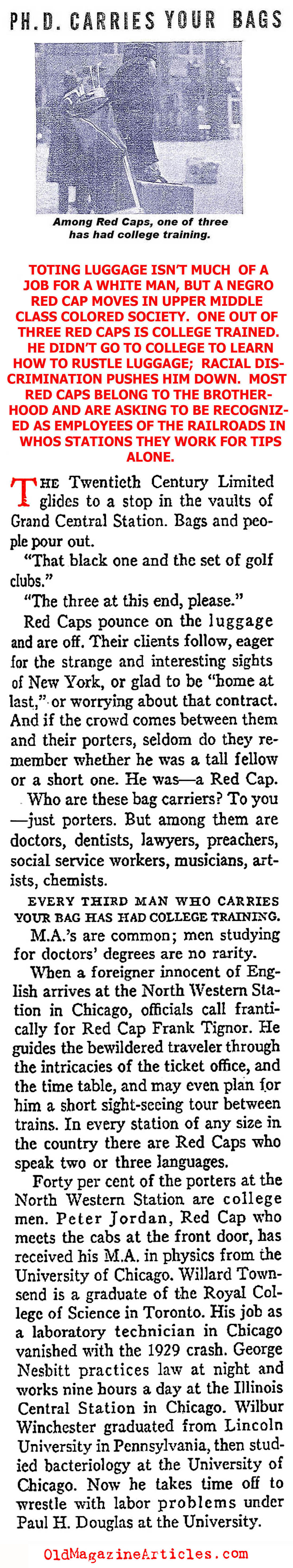 The Red Caps (Ken Magazine, 1938)