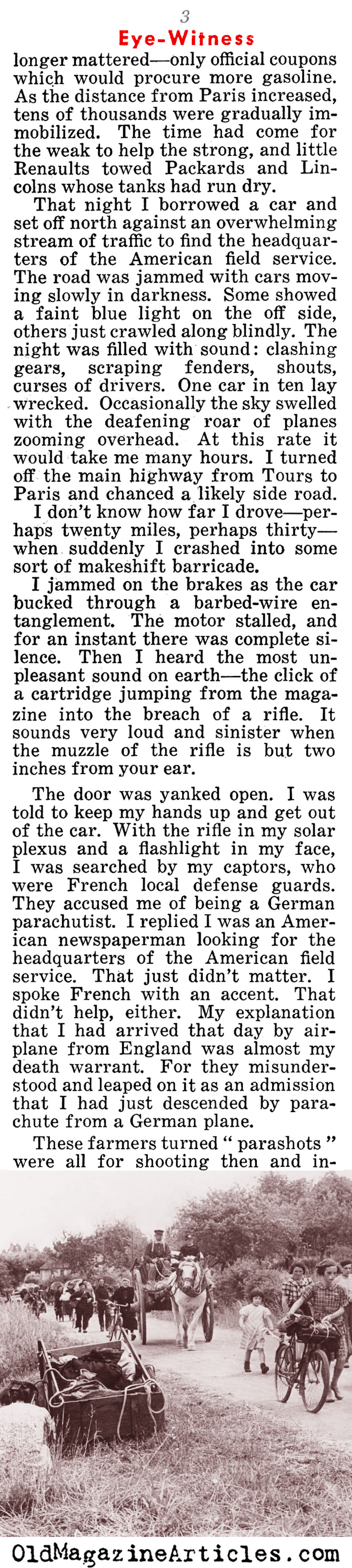 He Saw the French Defense Implode (Liberty Magazine, 1940)