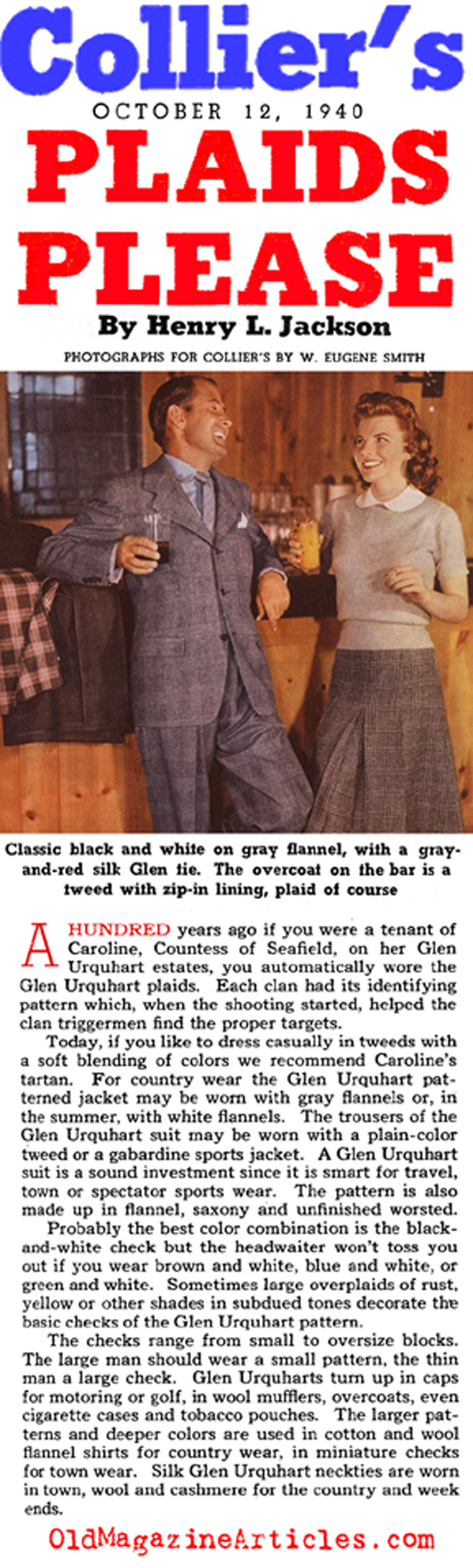 The Mad Plaid of 1940 (Collier's Magazine, 1940)
