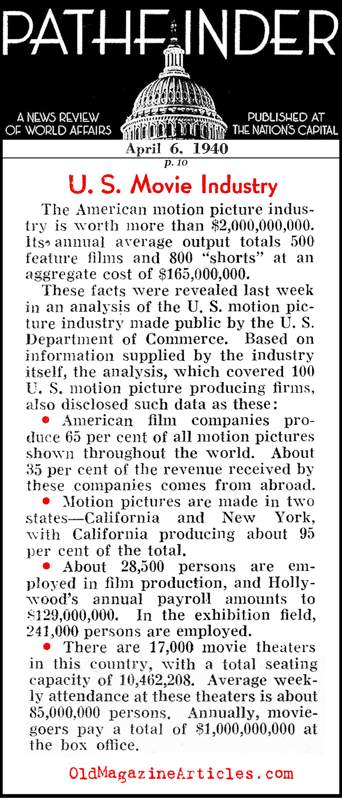 The Biz (Pathfinder Magazine, 1940)