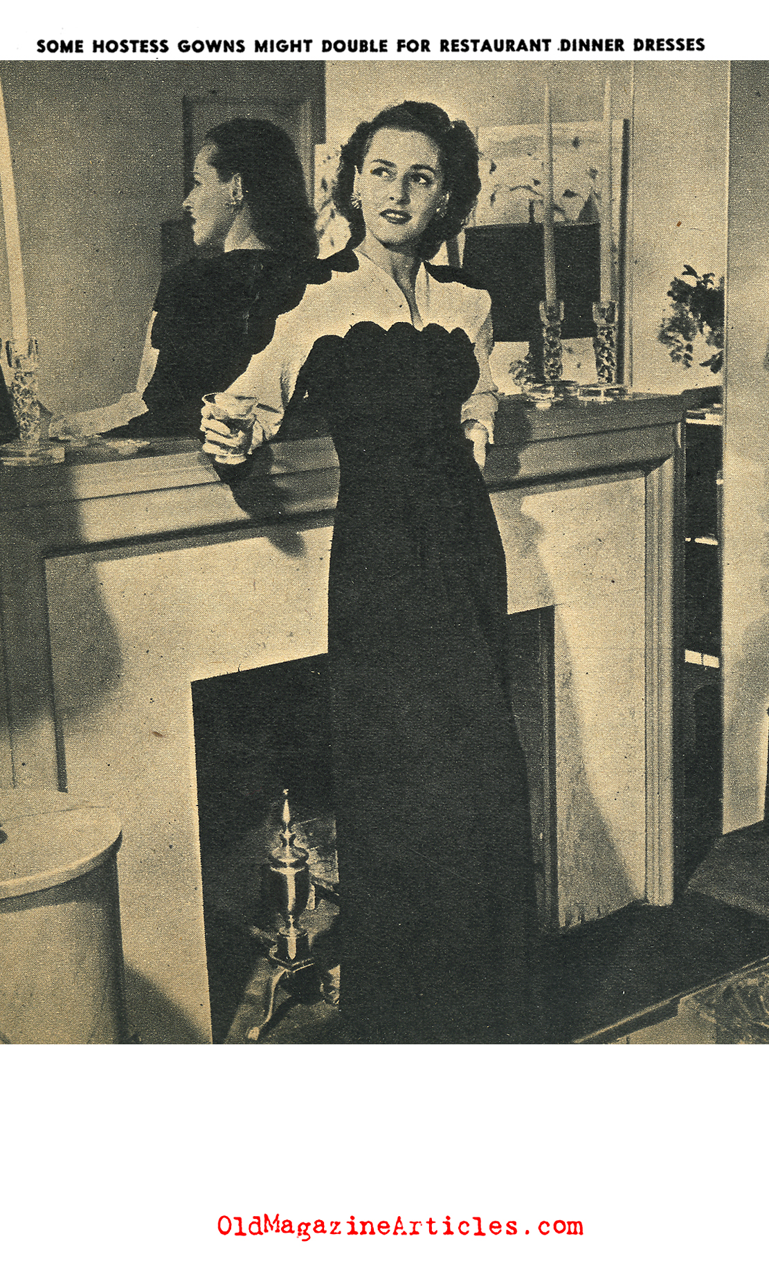 The Hostess Gown Made a Splash on the Home Front (Click Magazine, 1944)